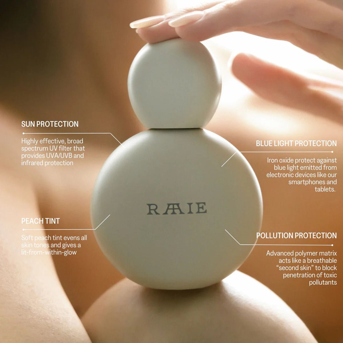 RAAIE | Sun Milk Drops SPF50+ | Palm Boutique