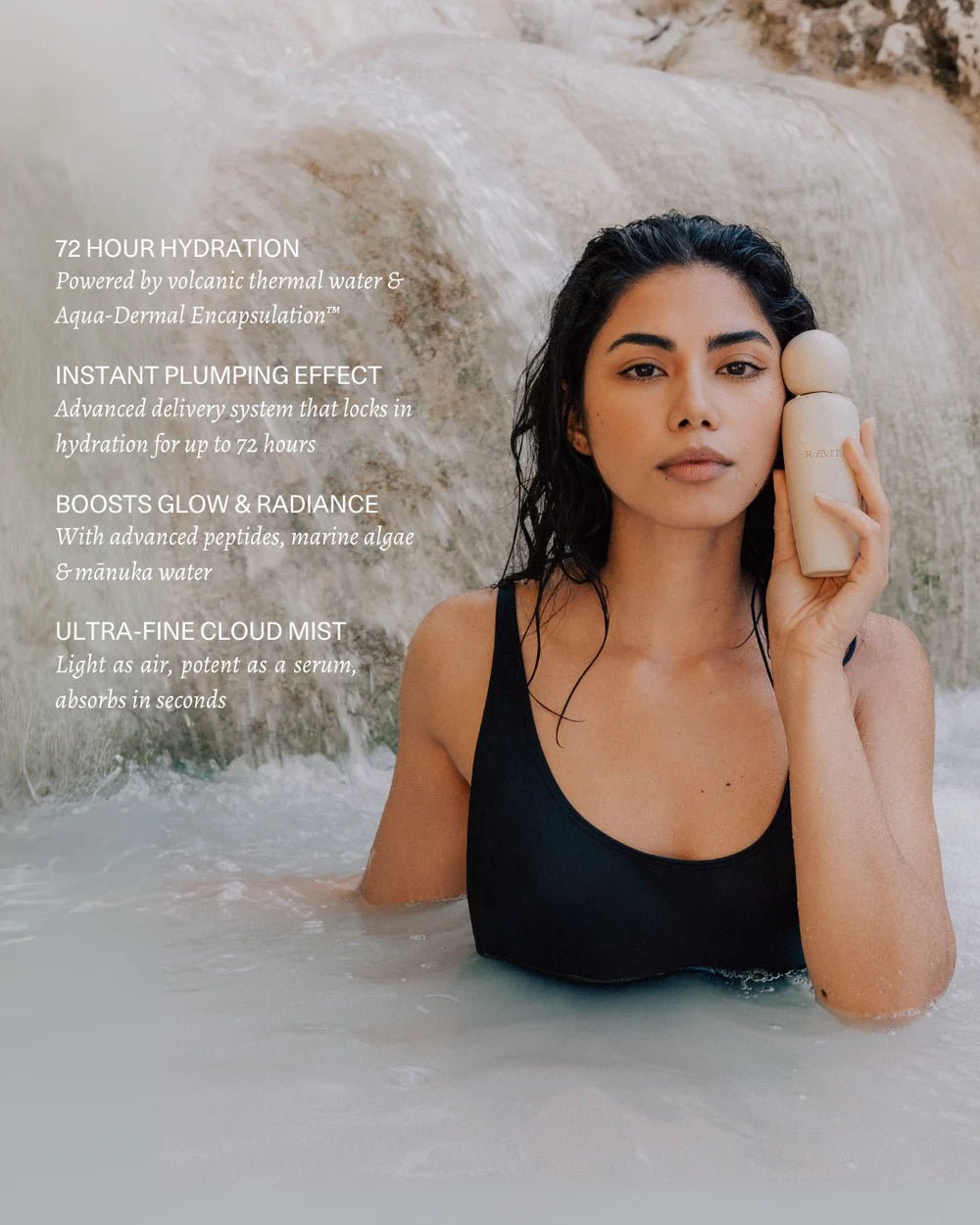 RAAIE | Tranquillity Water Activating Mist | 100ml | Palm Boutique