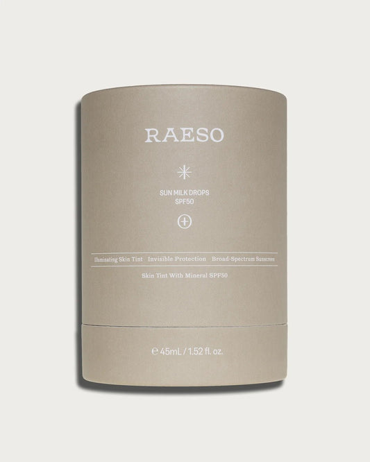 RAESO | Sun Milk Drops SPF50+ | Palm Boutique
