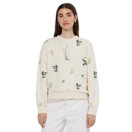 Scotch and Soda | All Over Embroidery Regular Sweater | Soft Ice | Palm Boutique