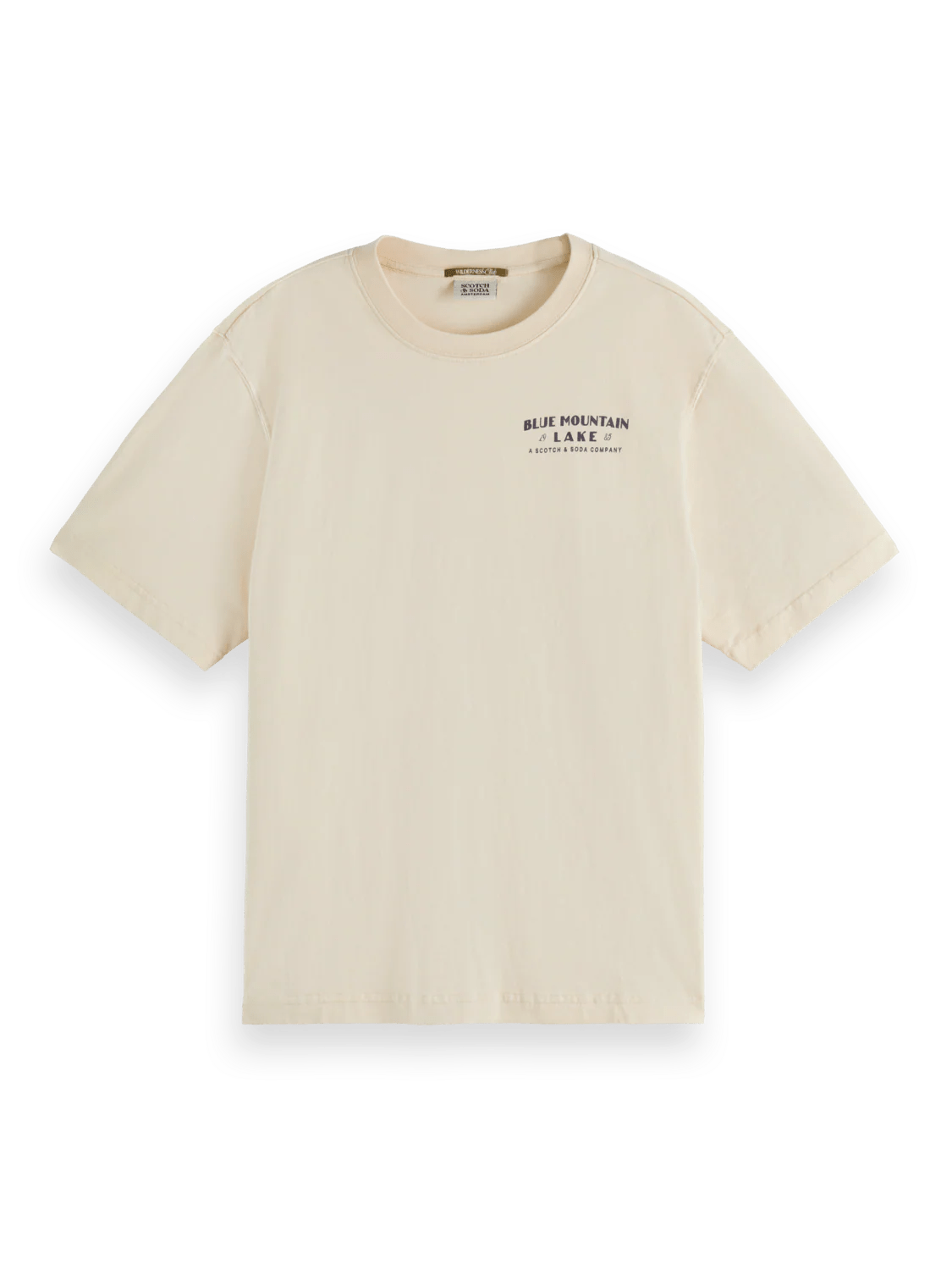 Scotch and Soda | Washed Artwork Loose t-shirt | Soft Ice | Palm Boutique
