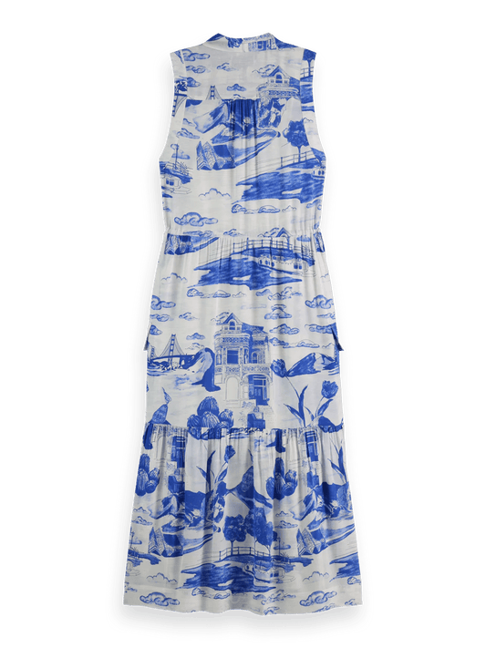 Scotch & Soda | Maxi Fluid Utility Dress | Journey of the Free | Palm Boutique