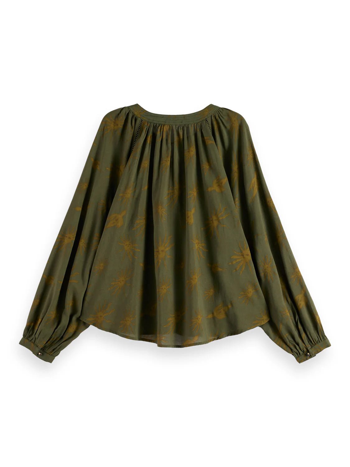 Scotch & Soda | Printed Modal top | Mystic Sky Olive | Palm Boutique