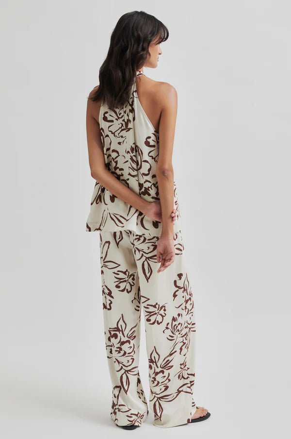 Second Female | Blooming Trousers | White Alyssium | Palm Boutique