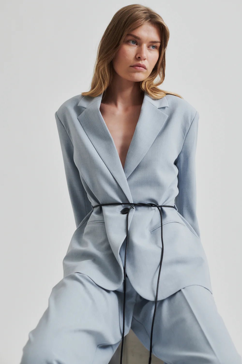Second Female | Bluie Blazer | Cashmere Blue | Palm Boutique