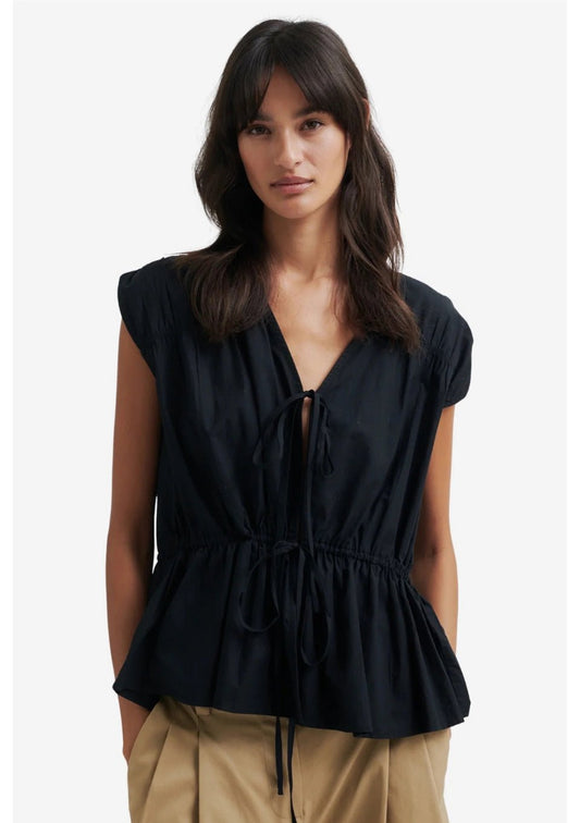 Second Female | Felixa Top | Black | Palm Boutique