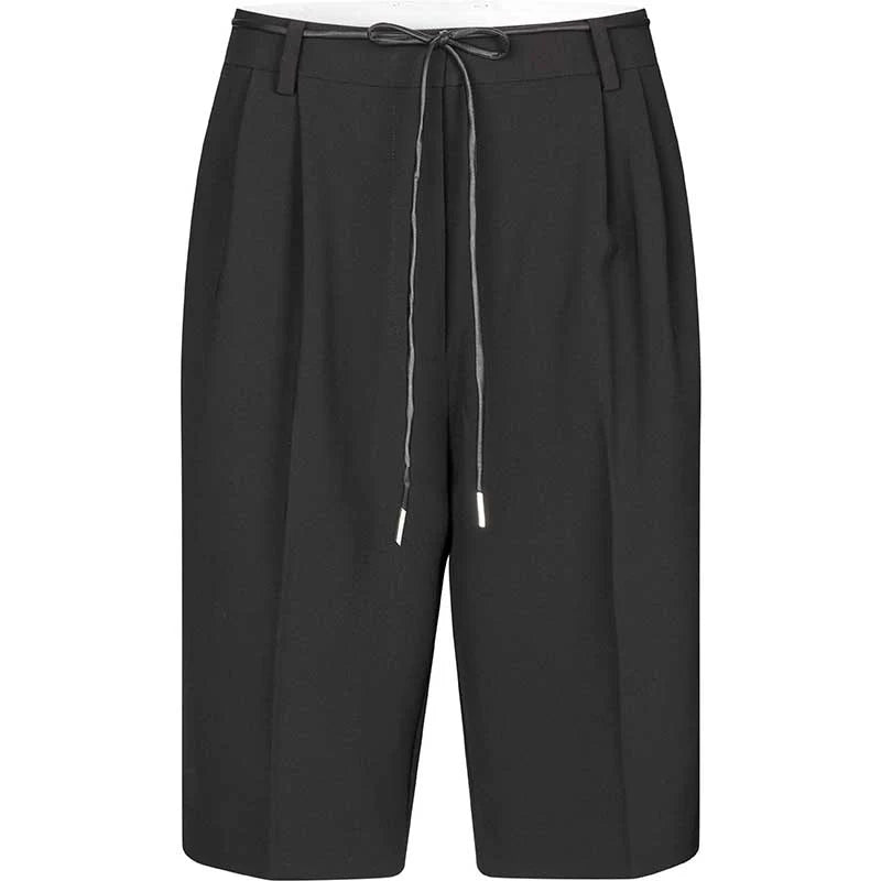 Second Female | Fique String Shorts | Black | Palm Boutique
