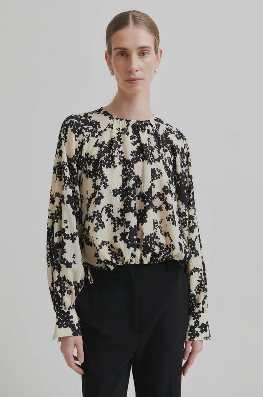 Second Female | Fleuri Blouse | Black | Palm Boutique