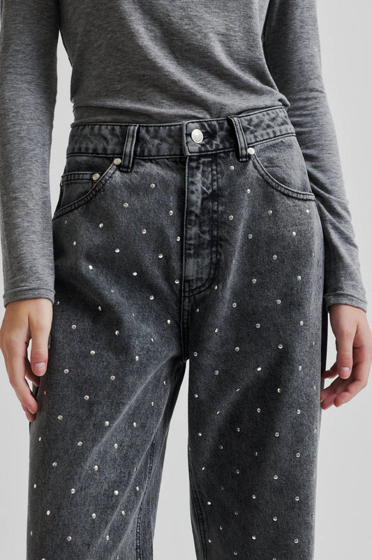 Second Female | Houghton Denim Jeans | Denim Grey | Palm Boutique