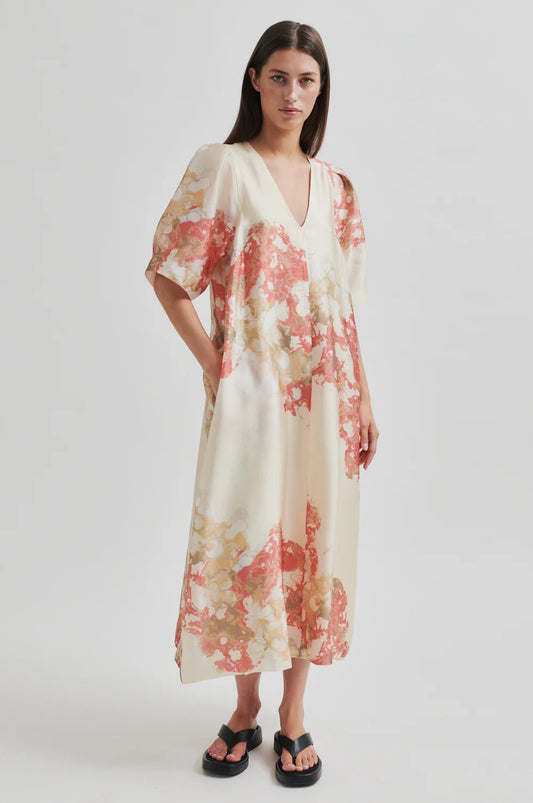 Second Female | Lugana Maxi Dress | Spiced Coral | Palm Boutique