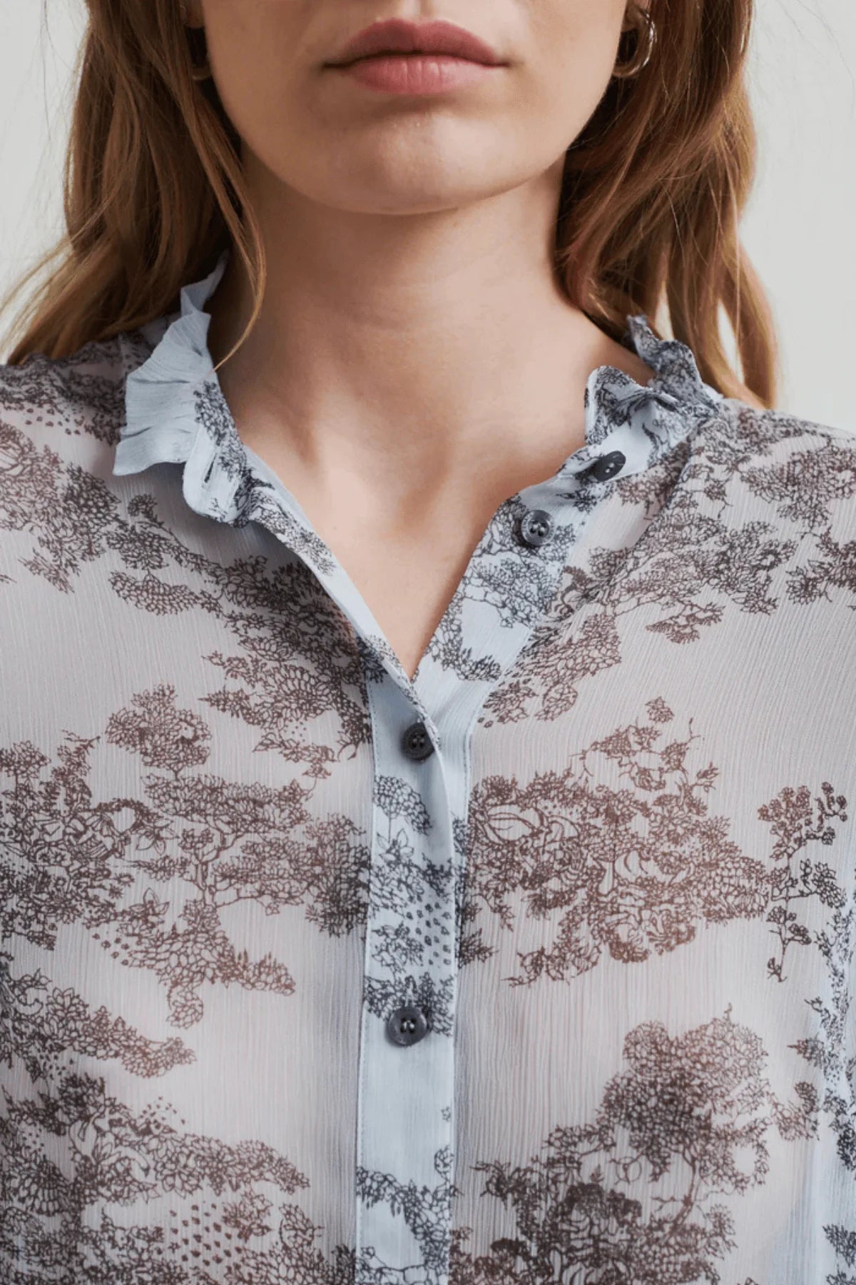Second Female | Maje Shirt | Cashmere Blue | Palm Boutique