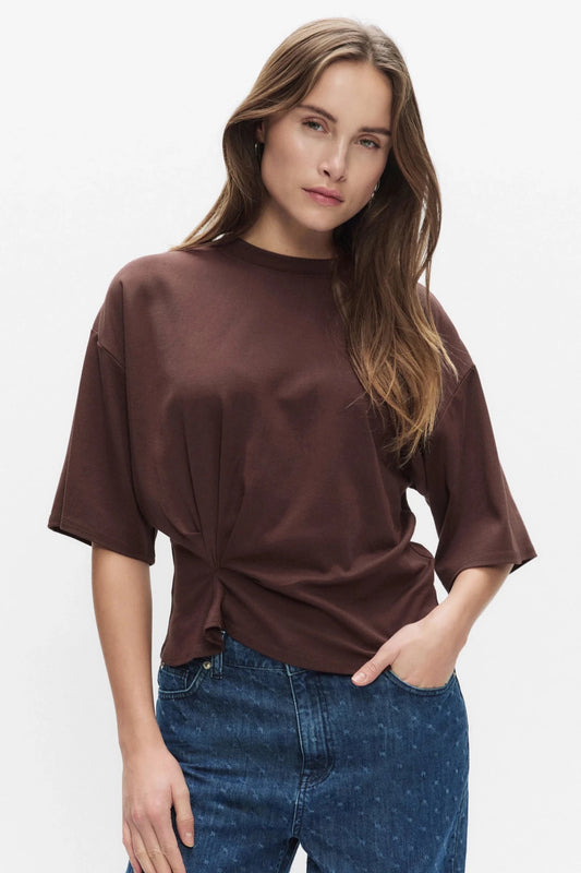 Second Female | Missouri Tee | Chocolate Plum | Palm Boutique