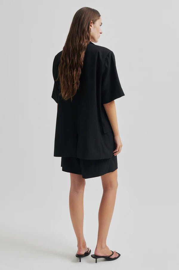 Second Female | Sharo SS Blazer | Black | Palm Boutique
