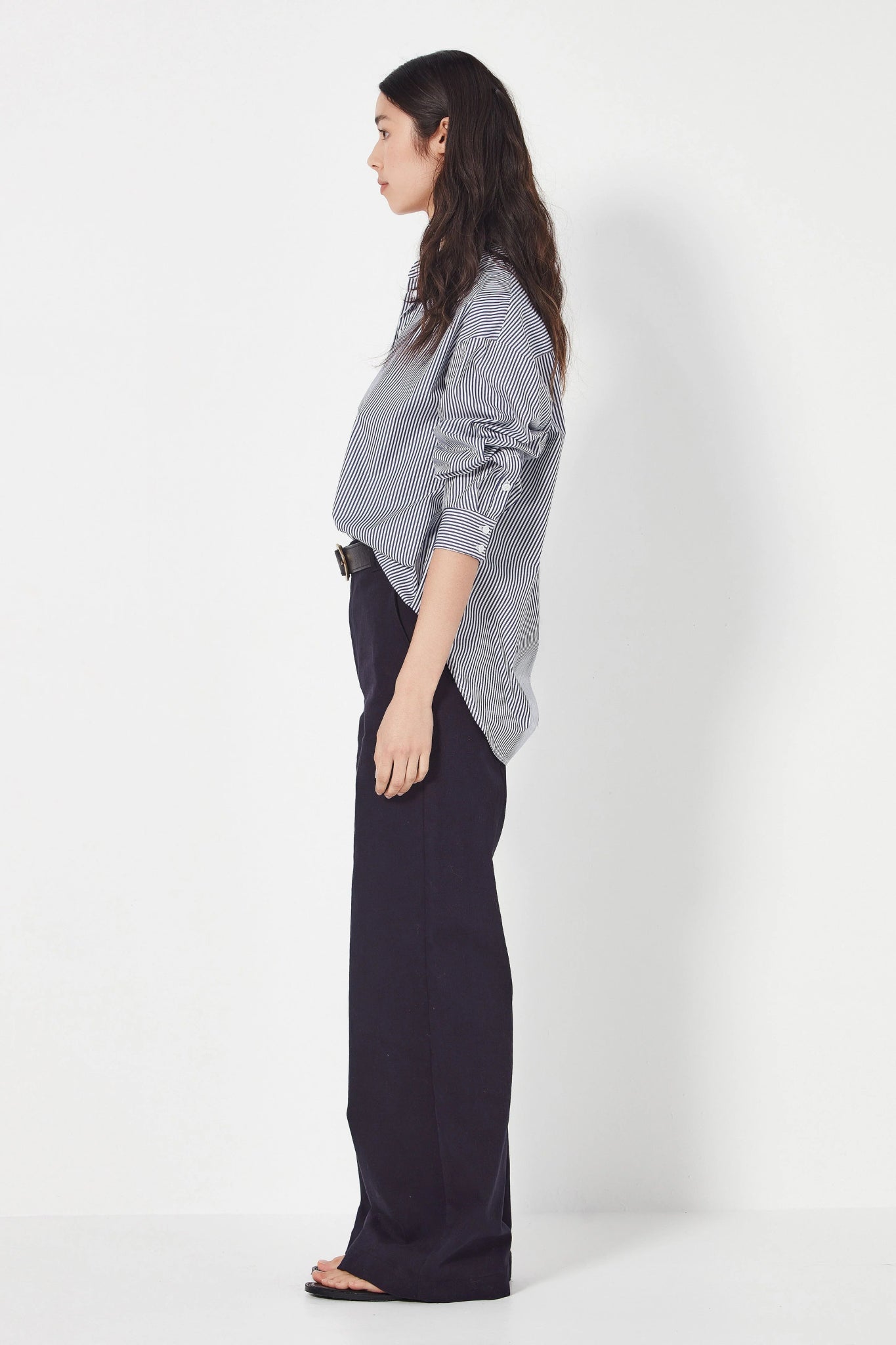 Shjark | Baildon Shirt | Navy Stripe | Palm Boutique