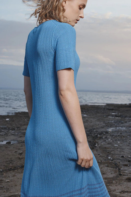 Standard Issue | Cotton Banded Dress | Surf | Palm Boutique