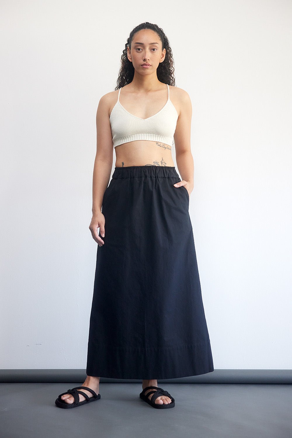 Standard Issue | Cotton Bralette | Sesame | Palm Boutique