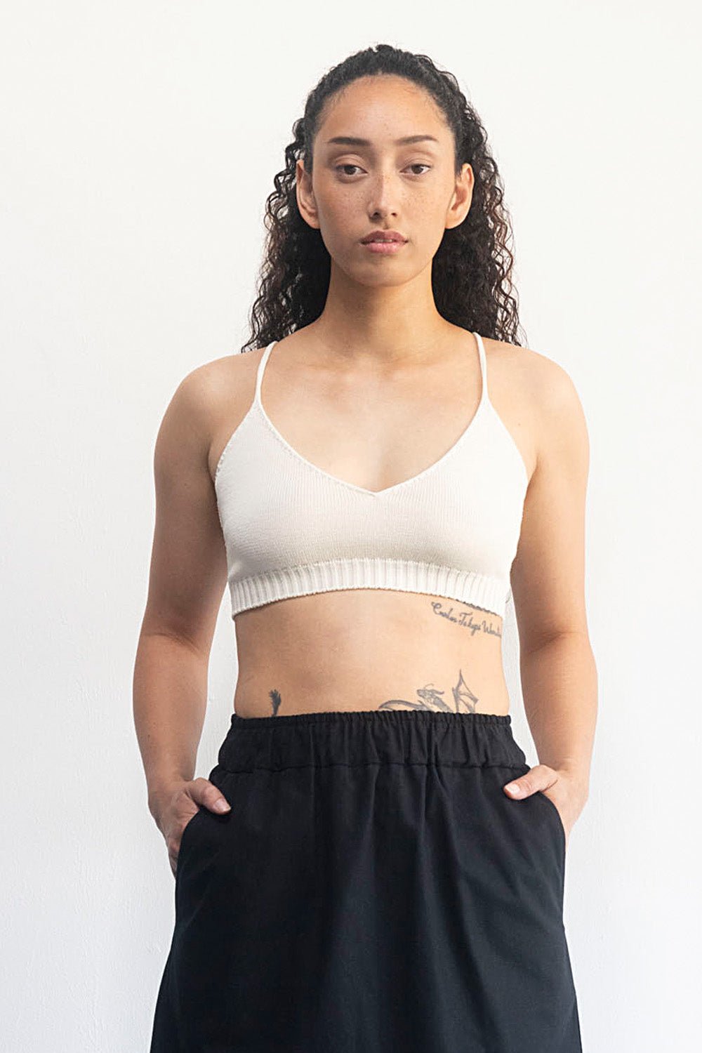 Standard Issue | Cotton Bralette | Sesame | Palm Boutique