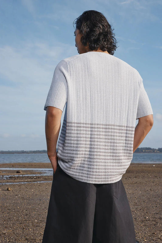 Standard Issue | Cotton Universal Banded T-shirt | Moon | Palm Boutique