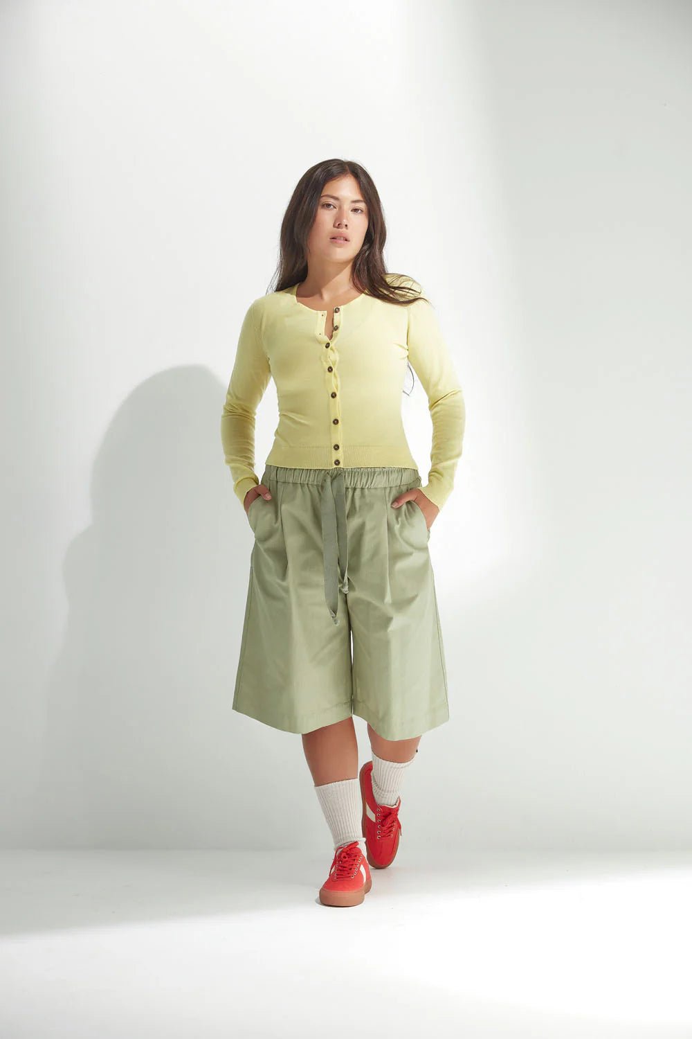 Standard Issue | Merino Crop Crew Cardi | Barlett | Palm Boutique