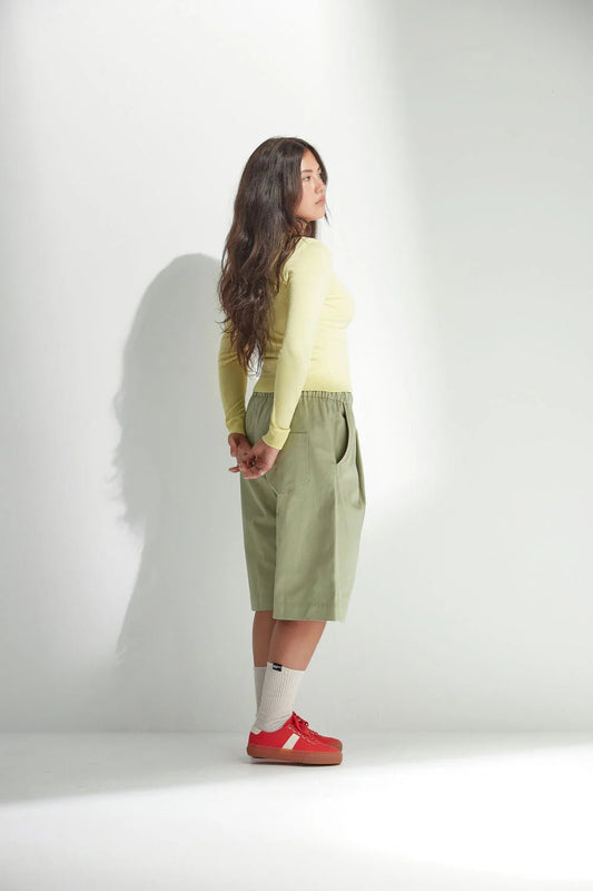 Standard Issue | Merino Crop Crew Cardi | Barlett | Palm Boutique