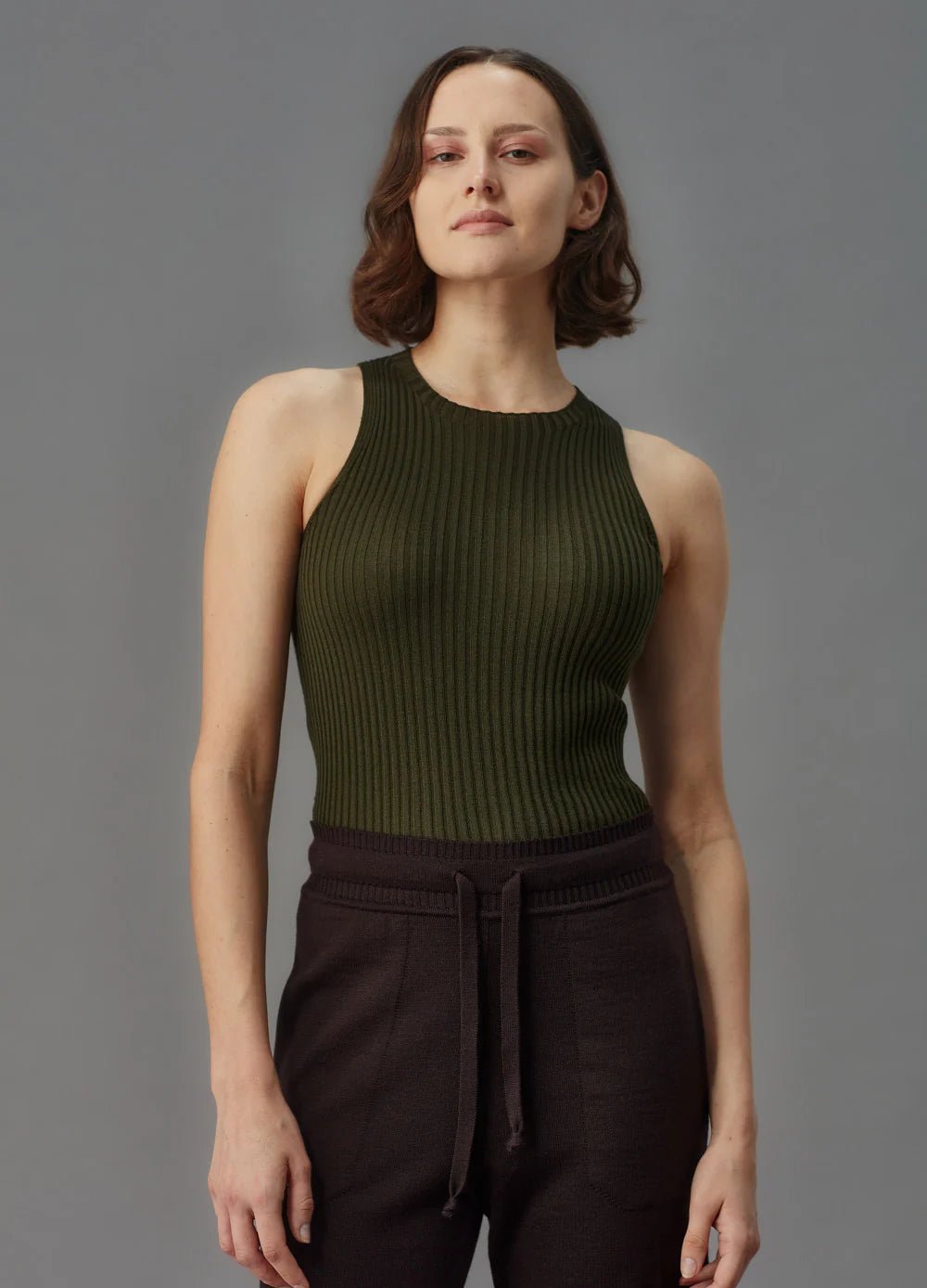 Standard Issue | Merino Full Length Pant | Umber | Palm Boutique