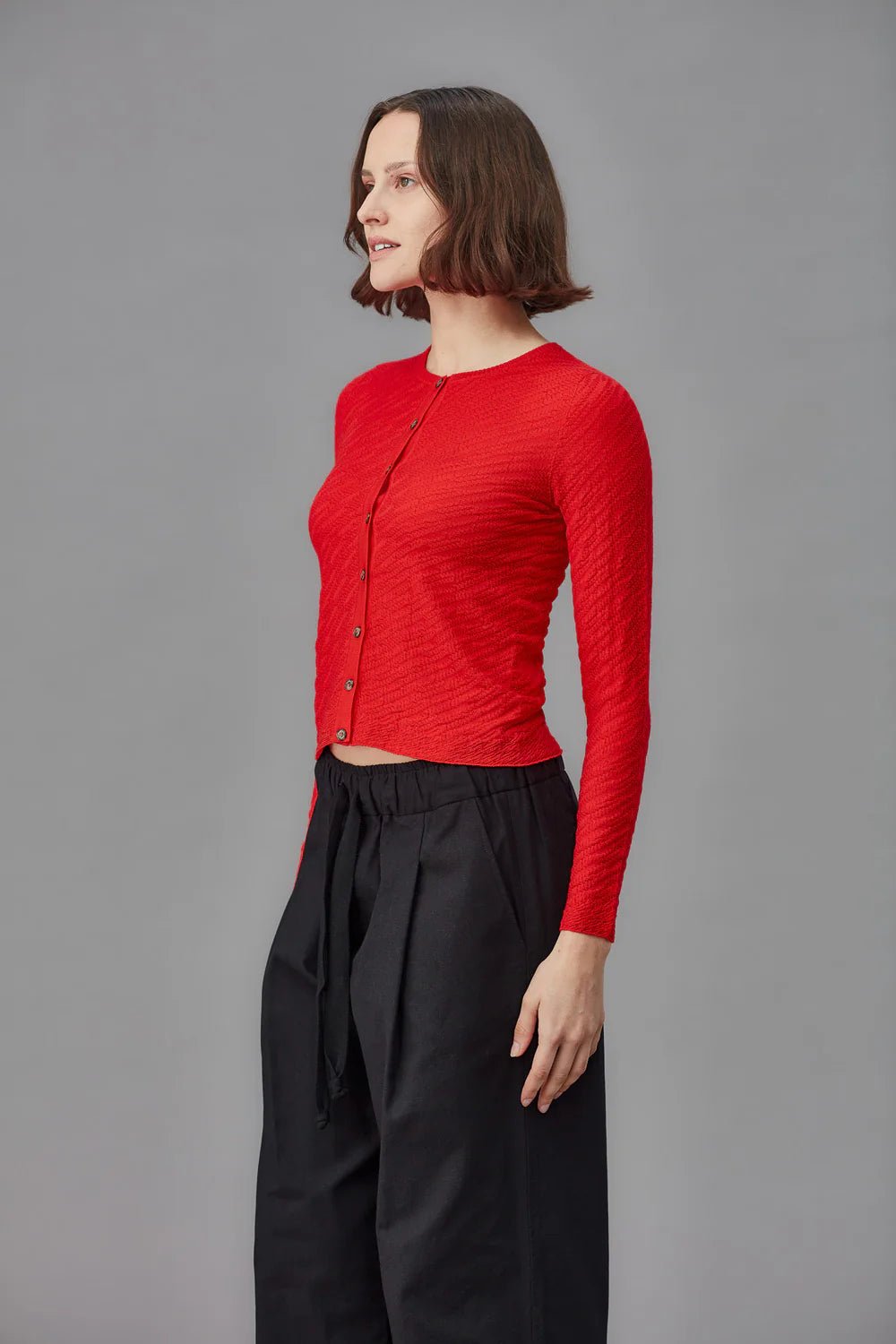 Standard Issue | Merino Slatch Cardigan | Ribbon | Palm Boutique