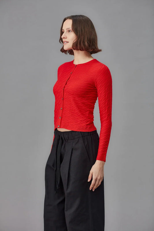 Standard Issue | Merino Slatch Cardigan | Ribbon | Palm Boutique