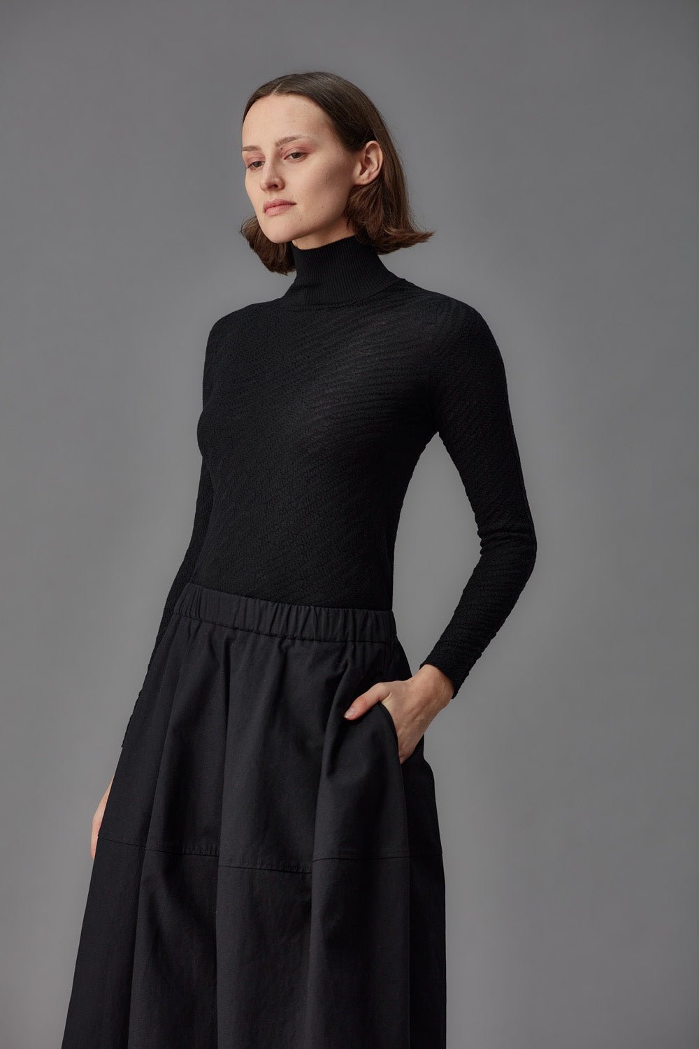 Standard Issue | Merino Slatch Skivvy | Black | Palm Boutique