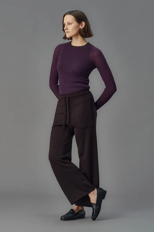 Standard Issue | Merino Tulle Crew | Mystic | Palm Boutique
