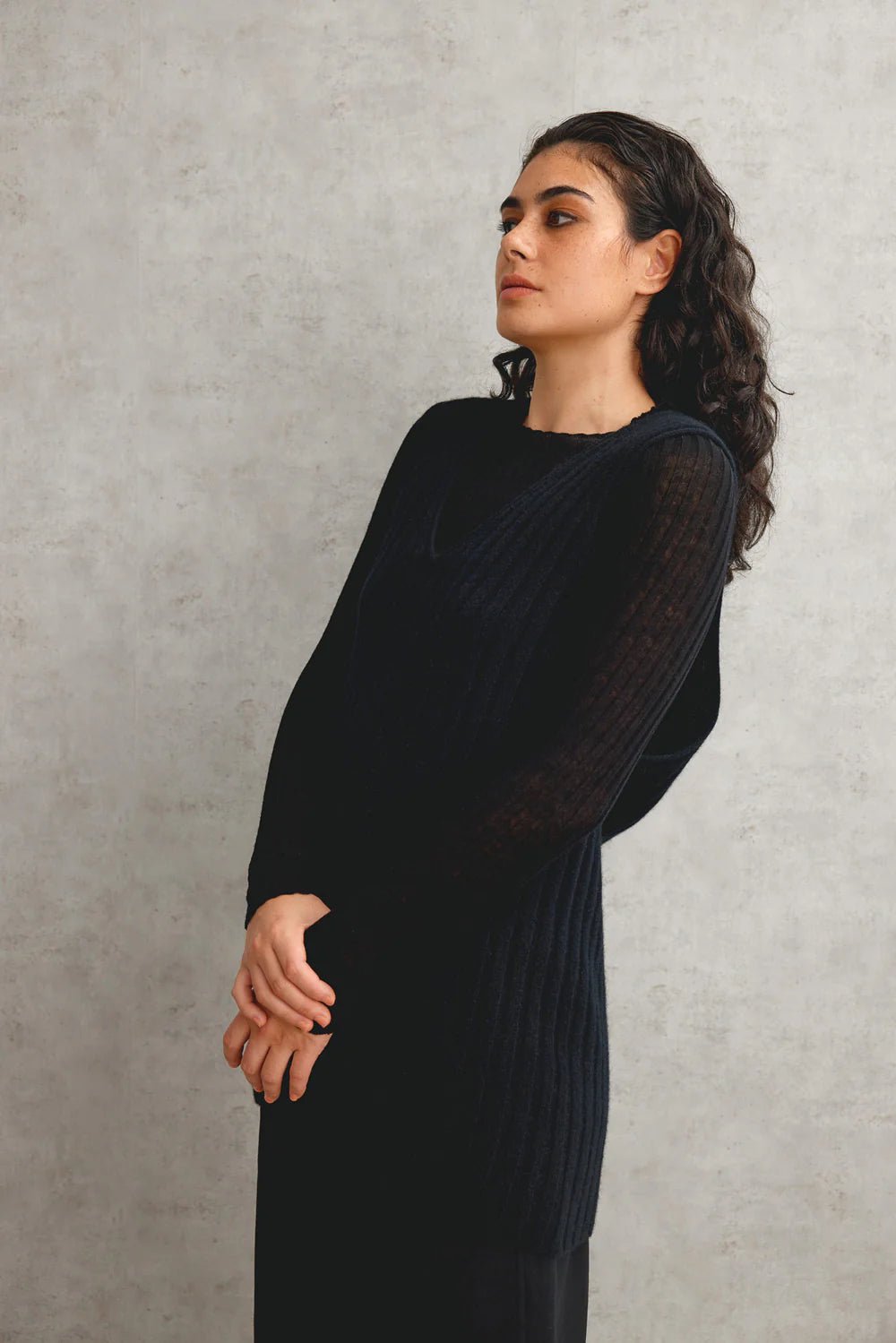 Standard Issue | Okewa Rib Vest | Black | Palm Boutique