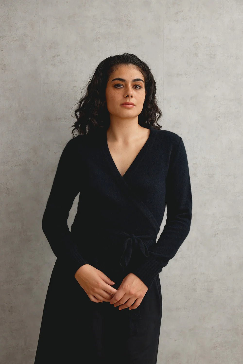 Standard Issue | Okewa Wrap Cardigan | Black | Palm Boutique