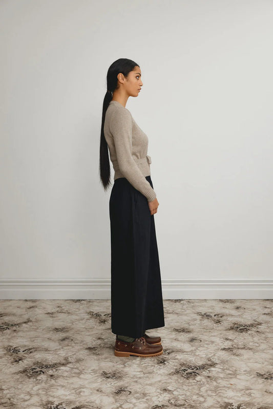 Standard Issue | Okewa Wrap Cardigan | Buff | Palm Boutique