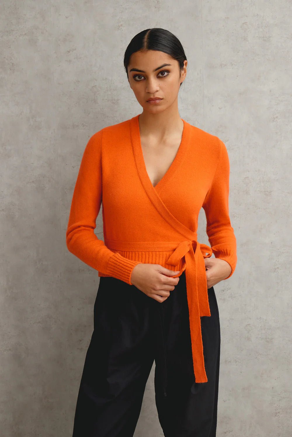 Standard Issue | Okewa Wrap Cardigan | Grenadine | Palm Boutique