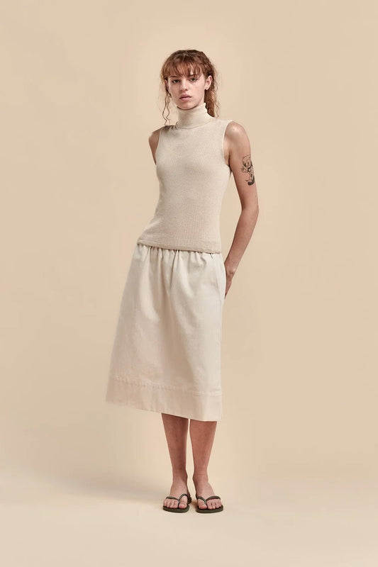 Standard Issue | Seta Rib Tank | Oat | Palm Boutique
