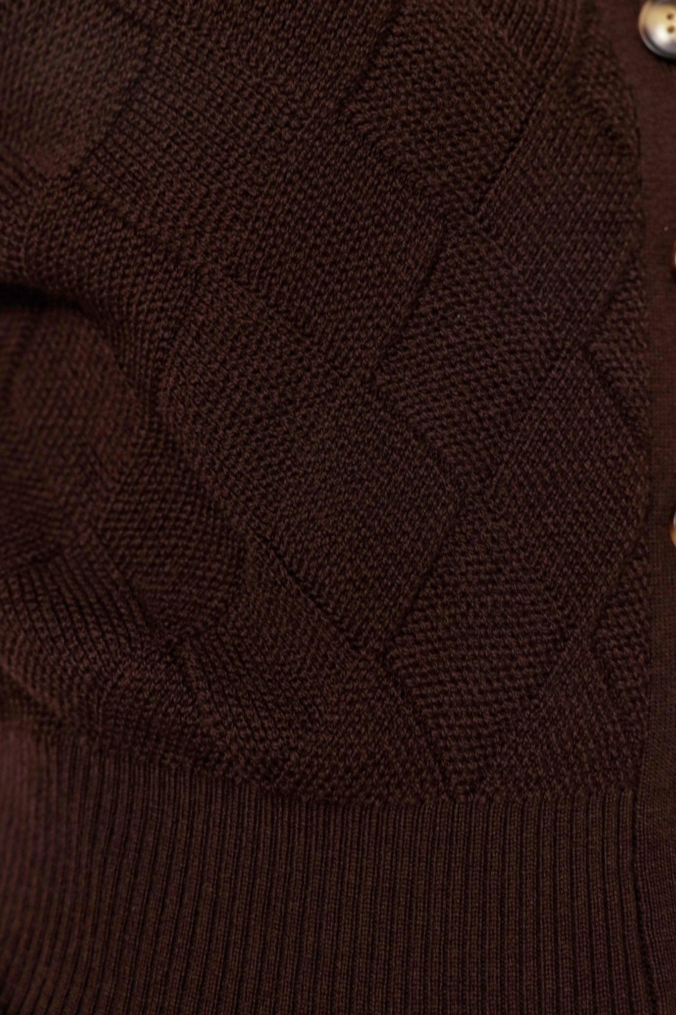 Sylvester | Basket Cardigan | Espresso | Palm Boutique