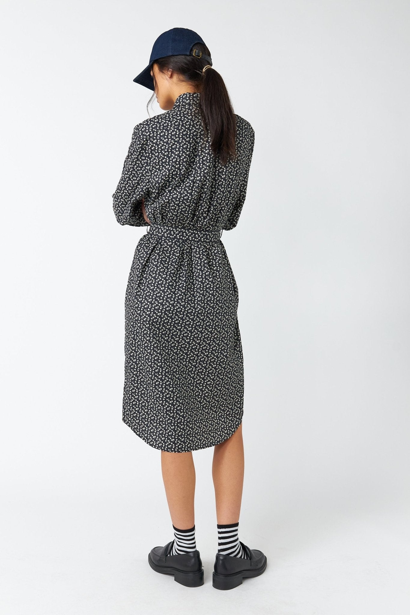 Sylvester | Dimity Shirt Dress | Black | Palm Boutique
