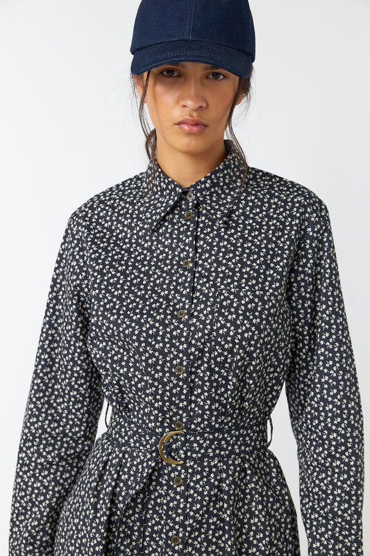 Sylvester | Dimity Shirt Dress | Black | Palm Boutique