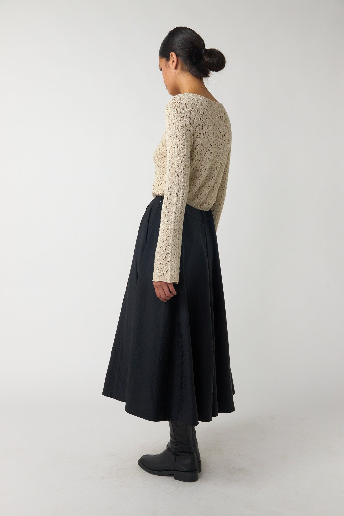 Sylvester | Flight Skirt | Black | Palm Boutique