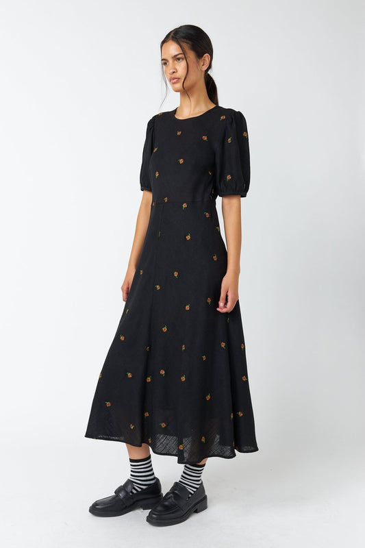 Sylvester | Pansy Dress | Black | Palm Boutique