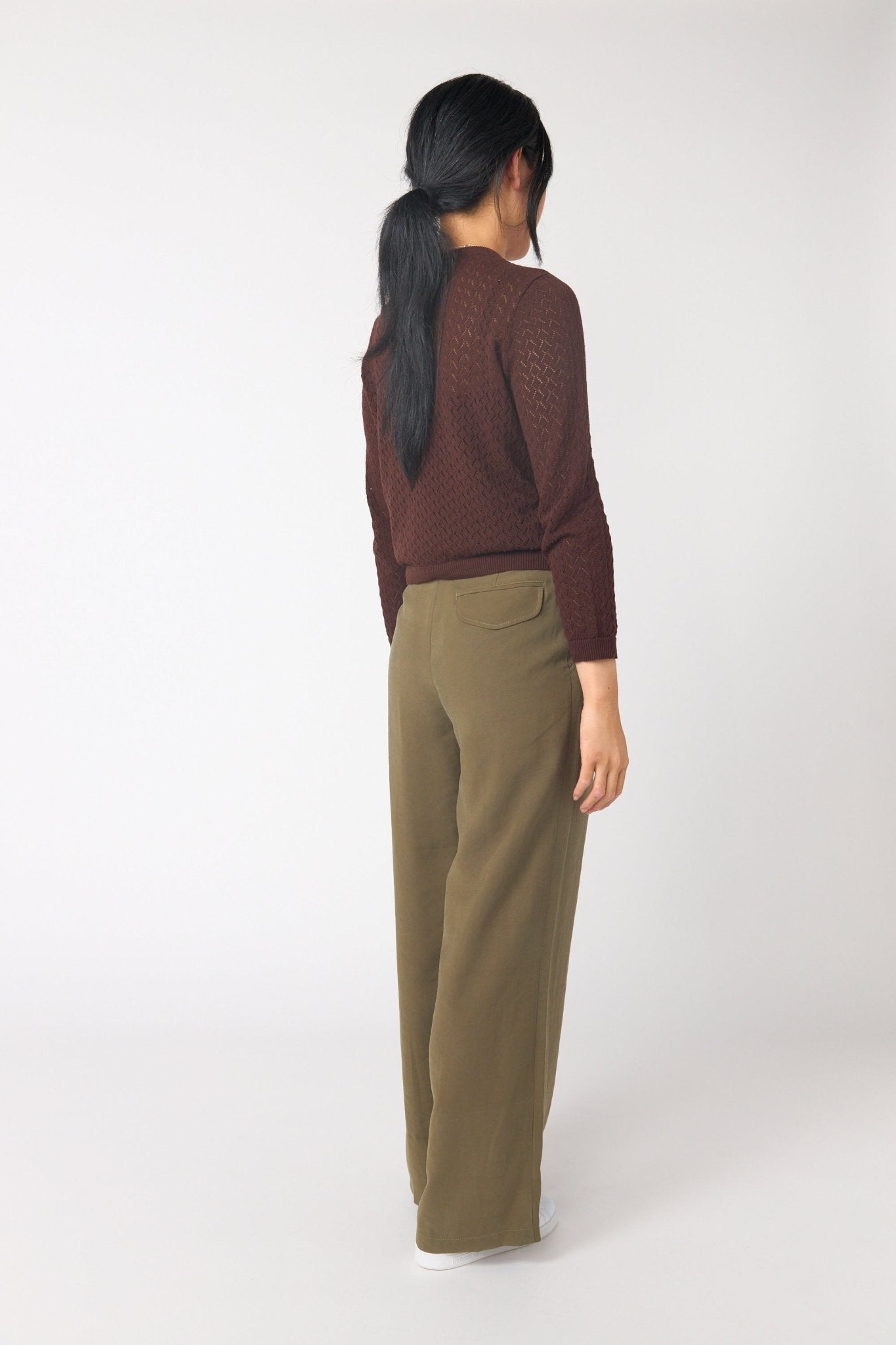 Sylvester | Parquet Cardigan | Espresso | Palm Boutique