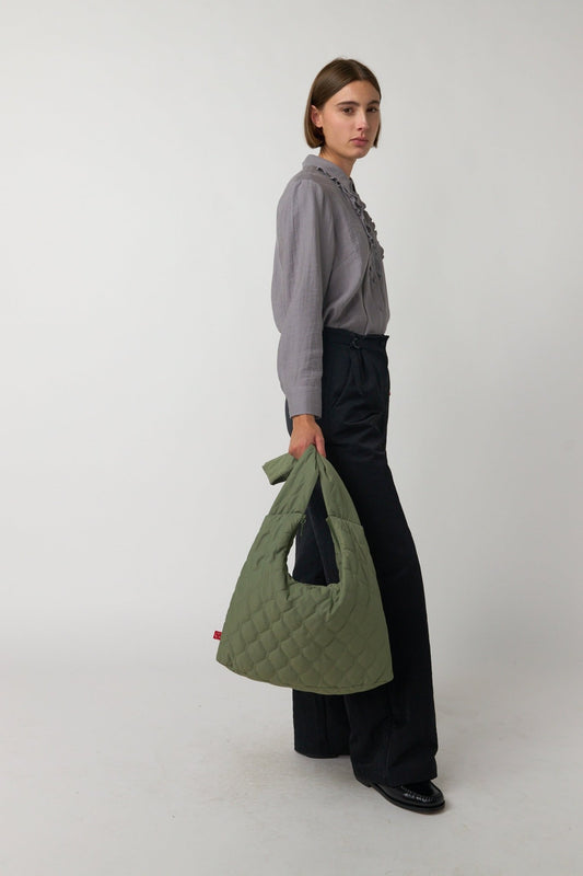 Sylvester | Quilted Bag | Sage | Palm Boutique