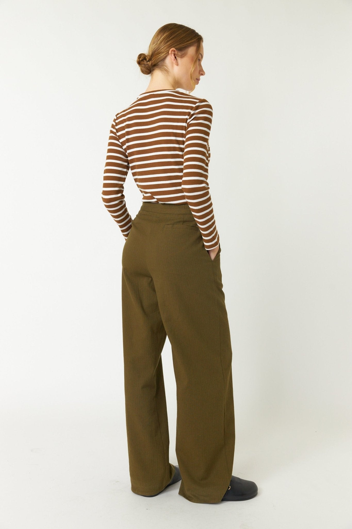 Sylvester | Sailor Stripe Top | Bronze | Palm Boutique