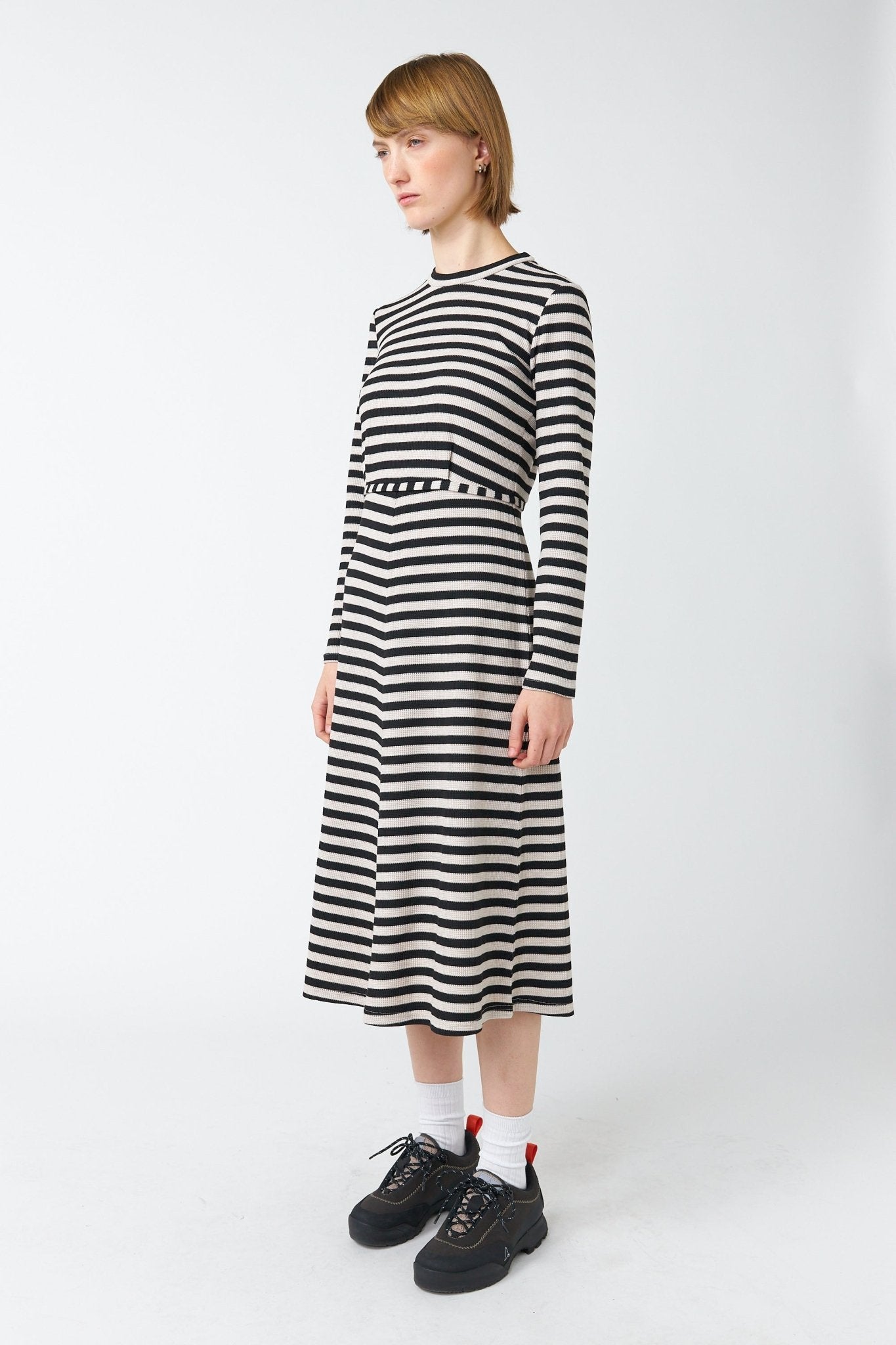 Sylvester | Stripey Dress | Black Stripe | Palm Boutique