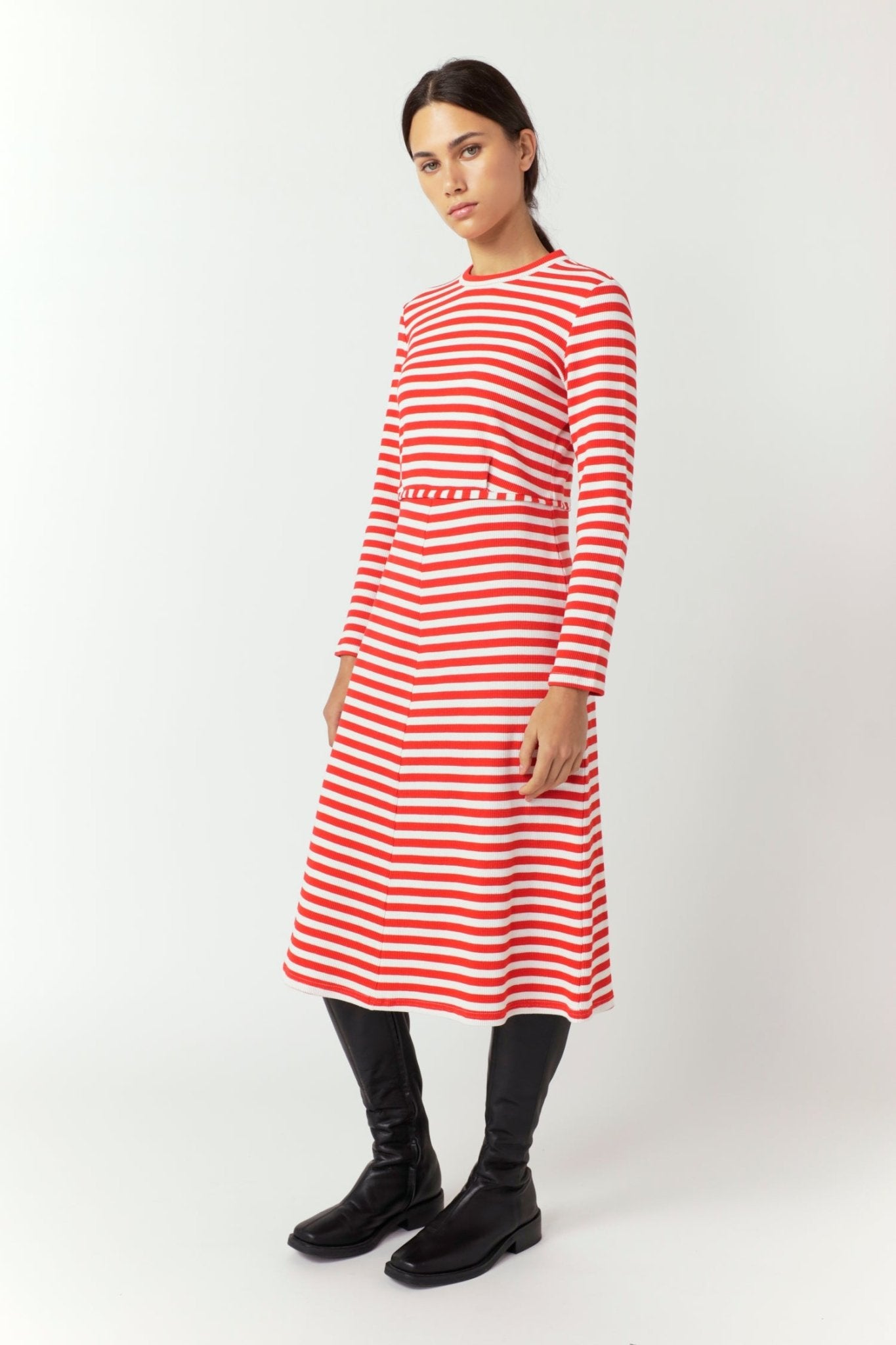 Sylvester | Stripey Dress | Red Stripe | Palm Boutique