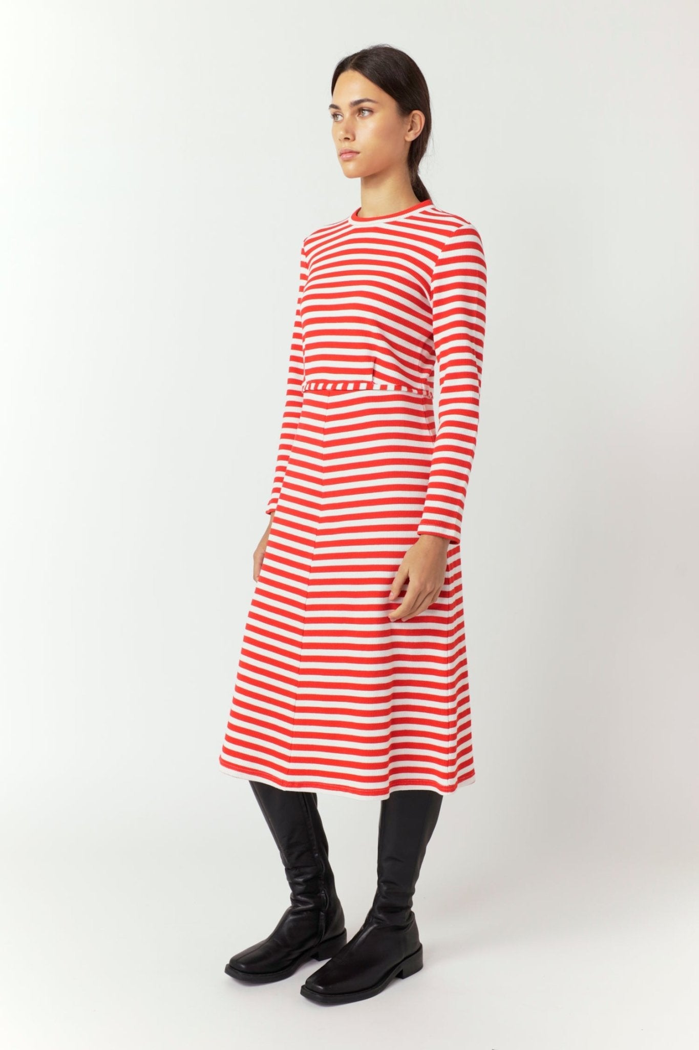 Sylvester | Stripey Dress | Red Stripe | Palm Boutique