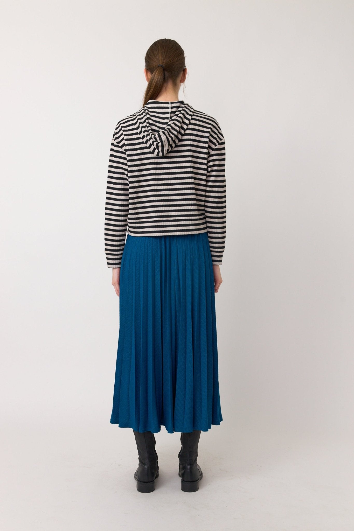 Sylvester | Stripey Hoodie | Black Stripe | Palm Boutique