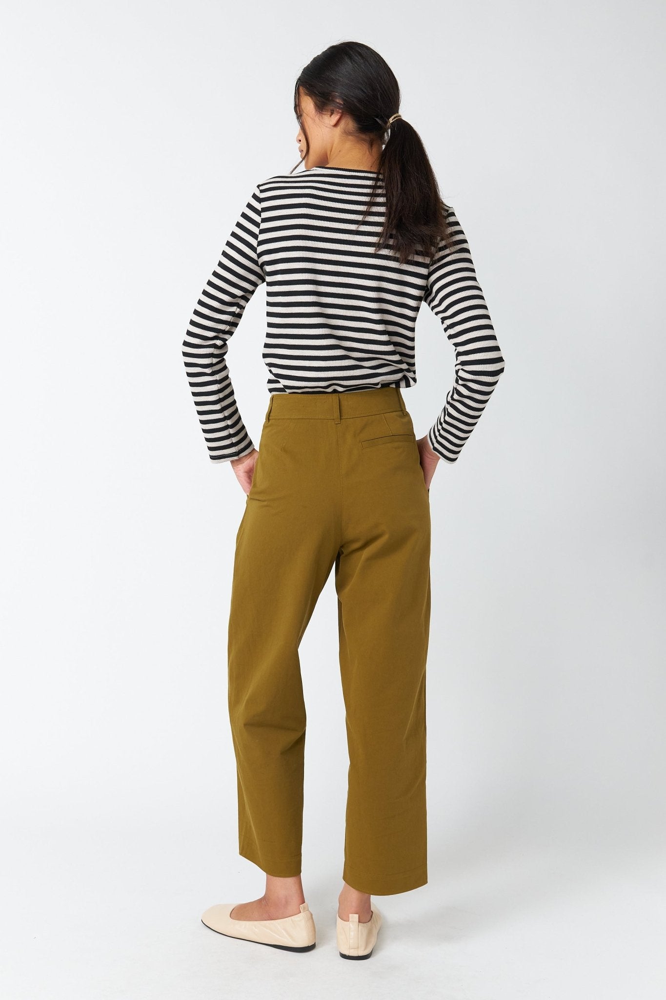 Sylvester | Stripey Top | Black Stripe | Palm Boutique