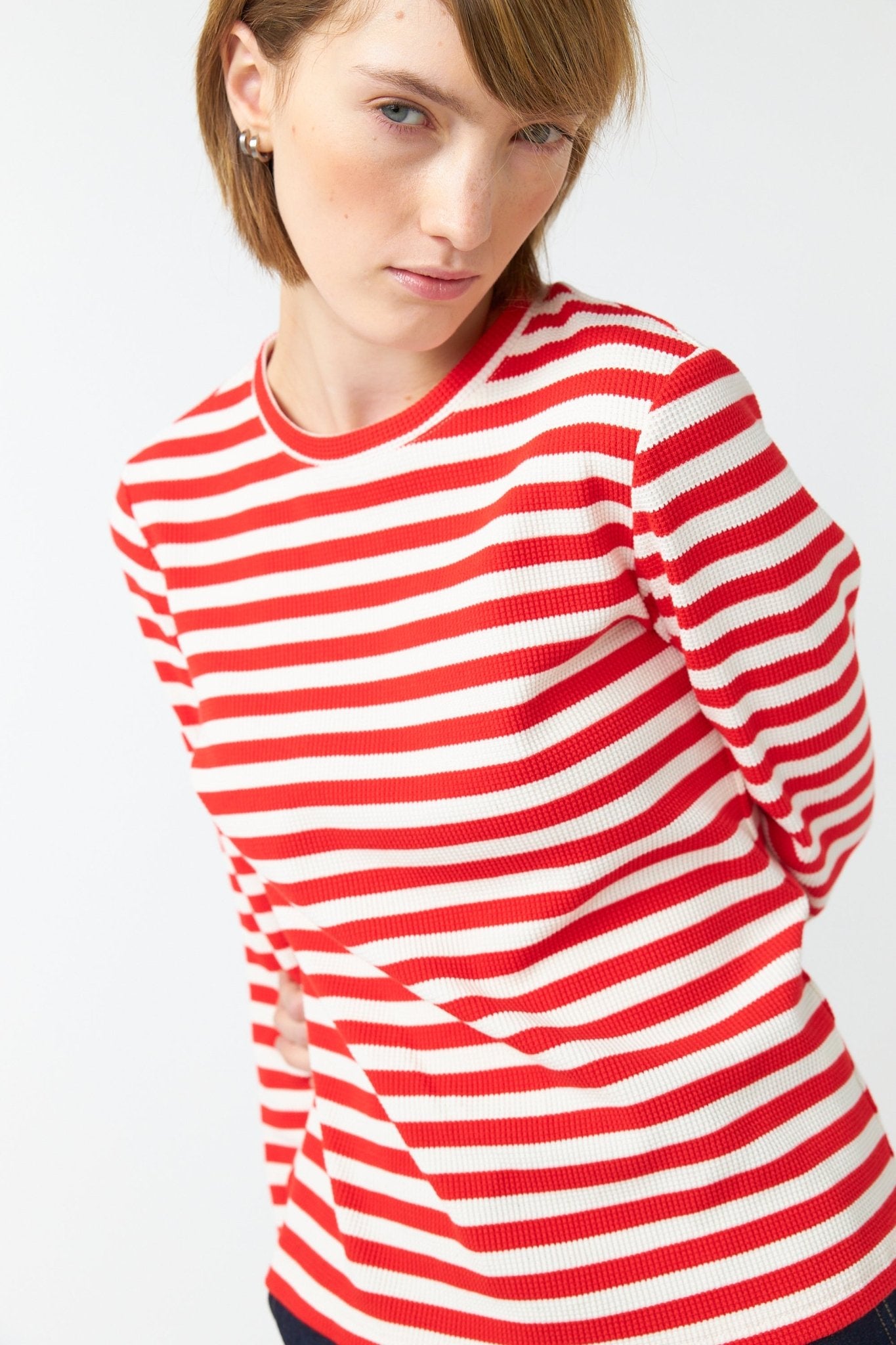 Sylvester | Stripey Top | Red Stripe | Palm Boutique