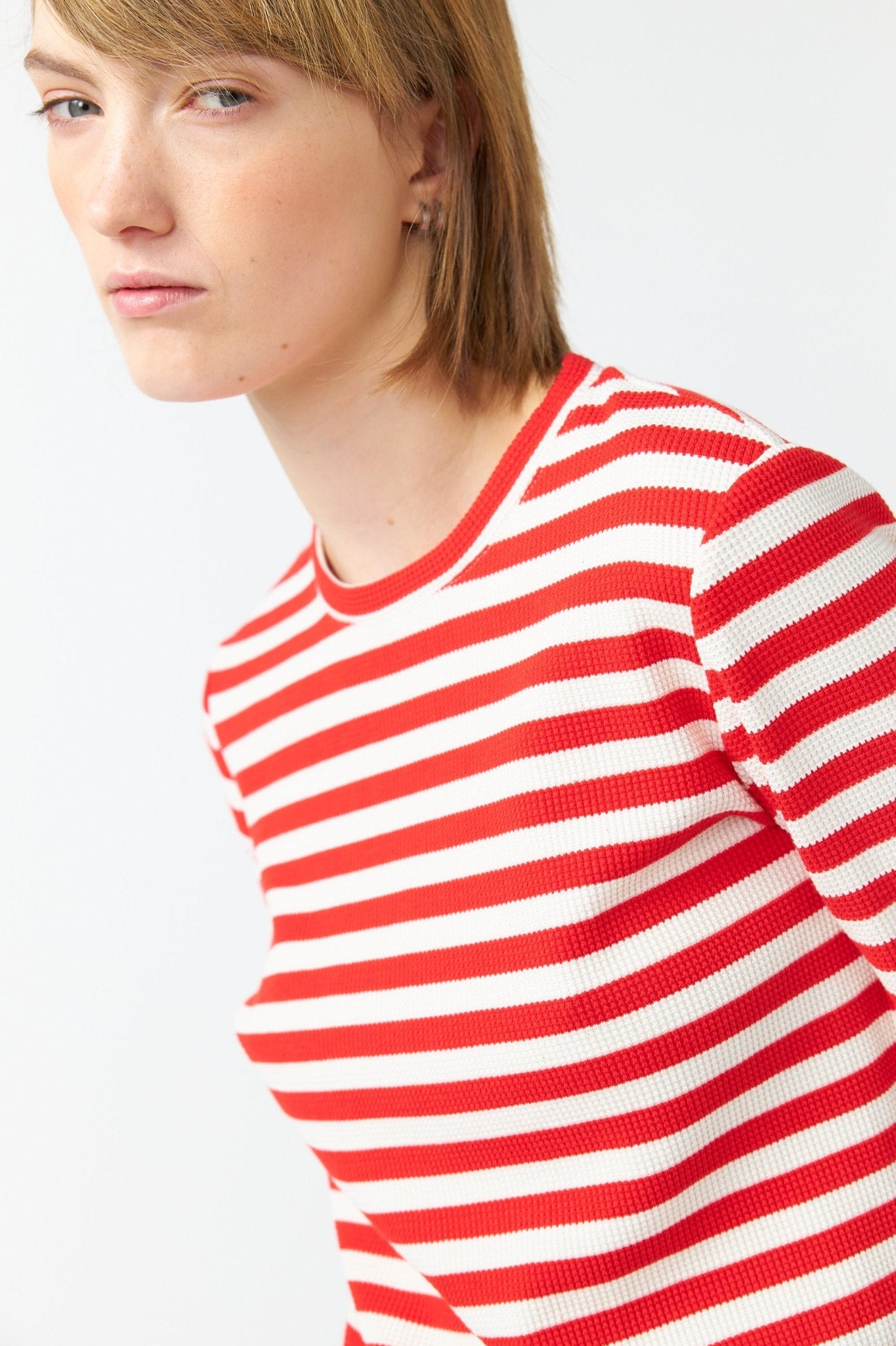 Sylvester | Stripey Top | Red Stripe | Palm Boutique