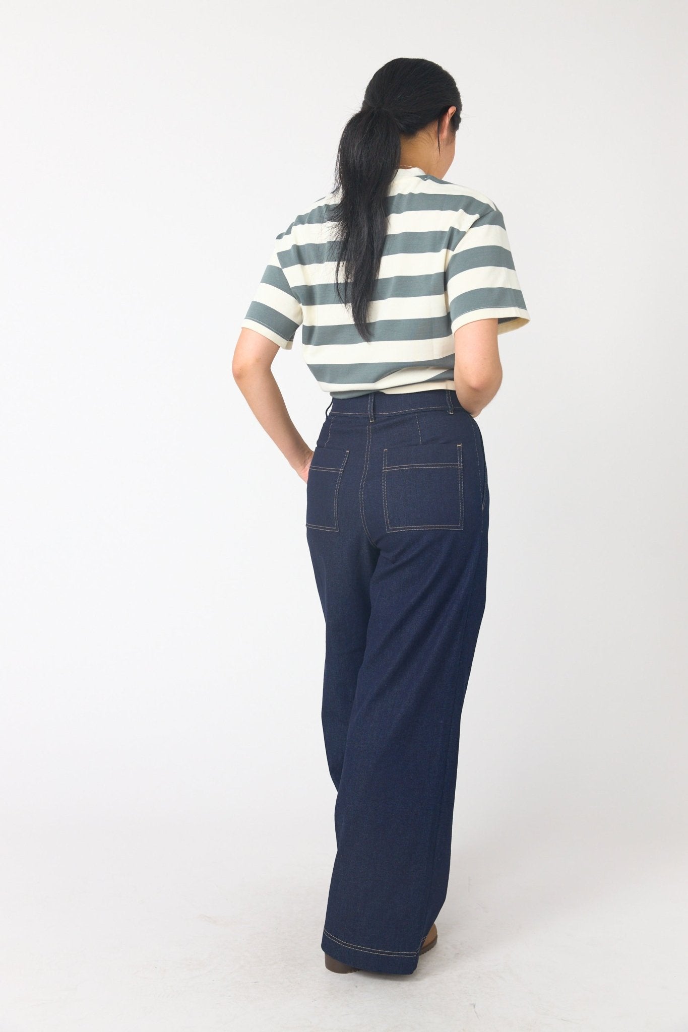 Sylvester | Venetian T-shirt | Grey Ivory | Palm Boutique